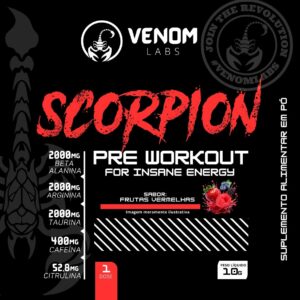 Scorpion Pré Treino (sachê / dose única) – Venom Labs