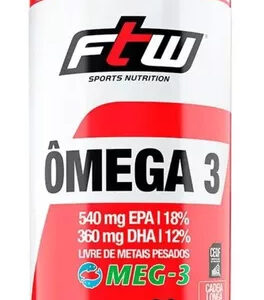 Ômega 3 (selo Meg-3) 1.000mg - 90 Cáps Ftw
