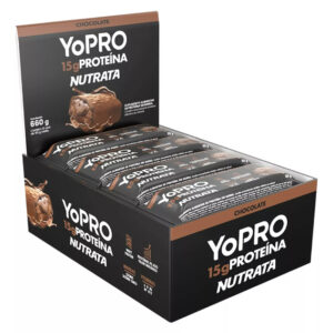 Barra Yopro Caixa 12 Un. 55g  (15g Proteínas) - Nutrata