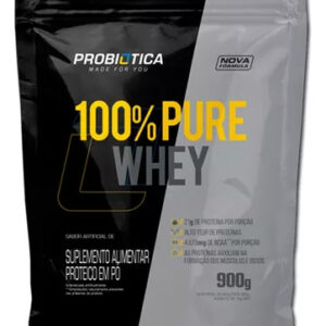 100% Pure Whey Protein Probiótica - Refil 900g