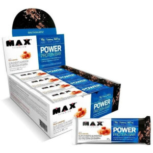 Barra Proteína Max Titanium Power Protein Whey Bar Cx 12 Un