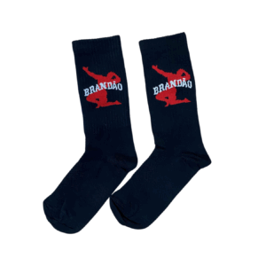 MEIA cano médio Rafael BRANDÃO PRETA - MAX Titanium