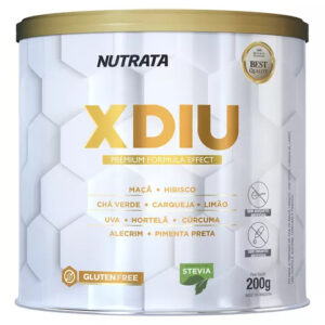 X-diu New 200g Nutrata DIURÉTICO - Maçã desidratada pó (Pyrus malus L.), hibisco pó (Hibiscus sabdariffa L.), chá verde