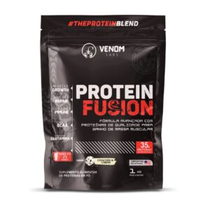 Protein Fusion 1kg (35g proteínas) Venom Labs (blend de proteínas Excelente Custo x Benefício)